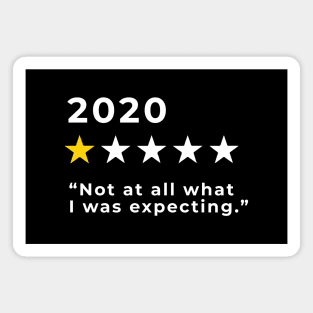 2020 - 1 star review.  "Not at all what I was expecting." Magnet